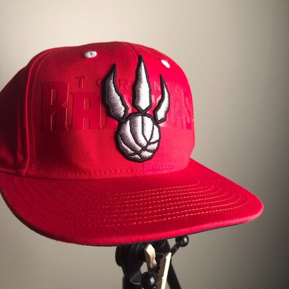 adidas Other - NBA - Red Adidas Raptors Flatback Hat